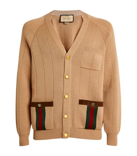 colorful gucci cardigan|Gucci web cardigan.